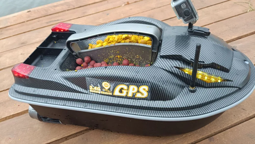 Тест-драйв прикормочного кораблика HJ817 Bag с GPS — реальное видео с GoPro!