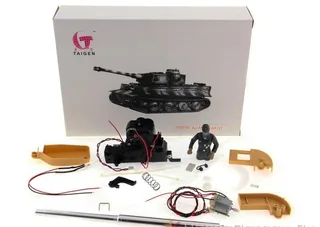 Набор для сборки радиоуправляемого танка Taigen German Tiger I "Тигр" 3-in-1 1:16 KIT — фото 14