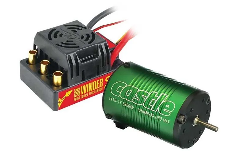 Электромотор + регулятор оборотов бесколлекторный Castle Creations Sidewinder SV3 SCT 3800kV