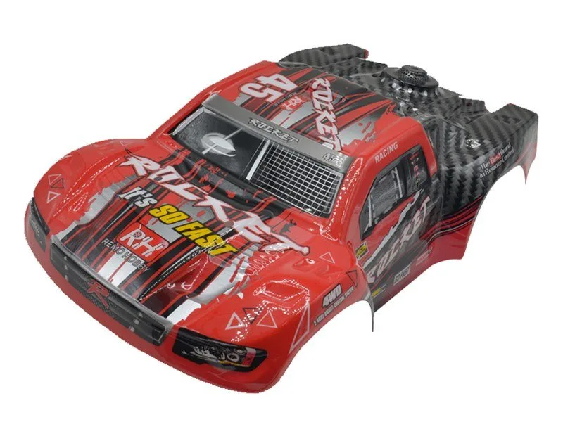 Красный кузов для шорт корса Remo Hobby RM1691 1:16