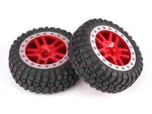 Remo Hobby красные колеса в сборе, тюнинг, 2шт.