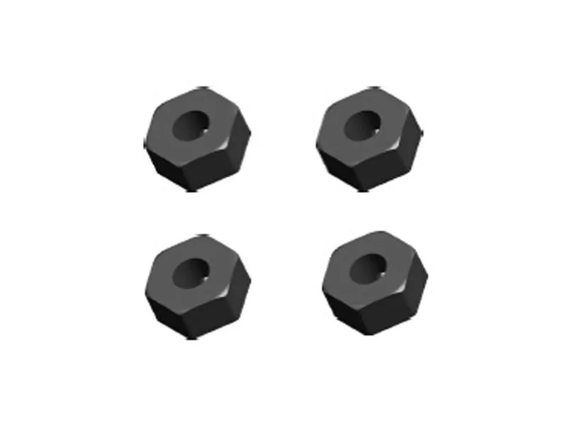 Remo Hobby пластиковые колёсные шестигранники 4 шт.,аналог TRA1654
