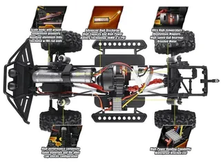 Радиоуправляемый внедорожник Remo Hobby Trial Rigs Truck 2.4G 1/10 RH1093-ST — фото 14