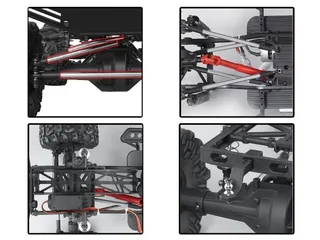 Радиоуправляемый внедорожник Remo Hobby Trial Rigs Truck 2.4G 1/10 RH1093-ST — фото 16