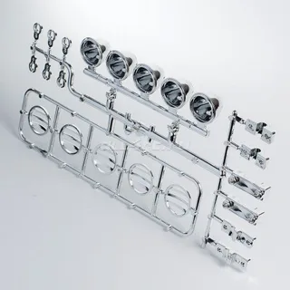 RC Crawler LED Light Bar Set (5 Spotlight) - Silver — фото 2