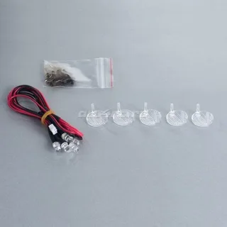 RC Crawler LED Light Bar Set (5 Spotlight) - Silver — фото 3