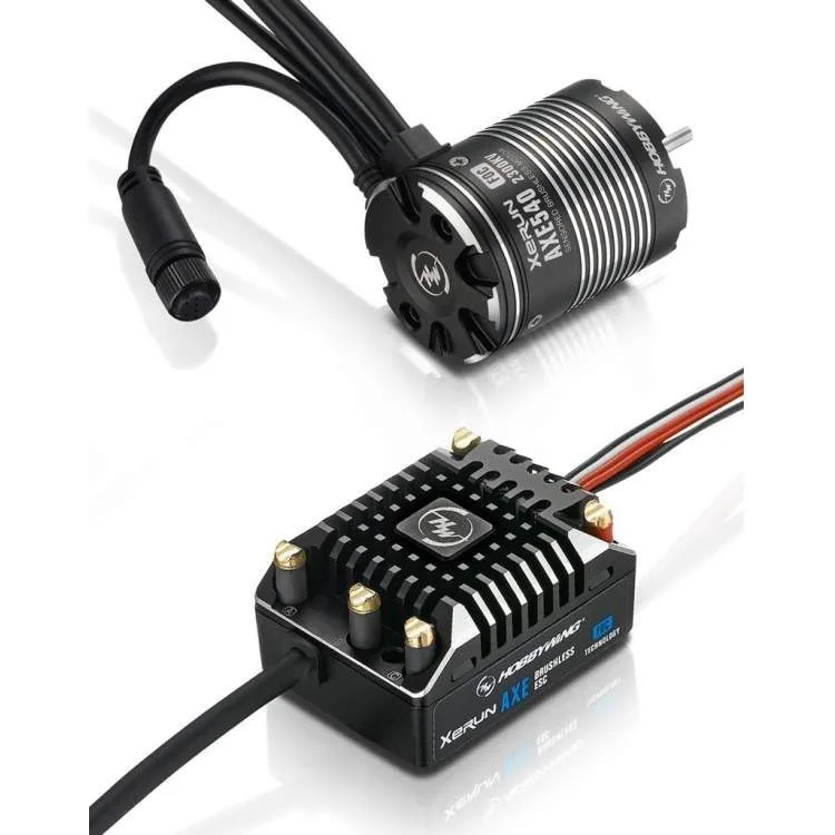 Бесколлекторная сенсорная система Xerun COMBO AXE 540 2300KV FOC для краулеров масштаба 1:10