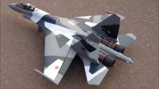 Модель самолета FreeWing Su-35 Flanker-E PNP (серый камуфляж) FJ30311P