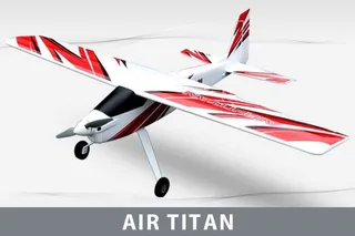 Самолет на радиоуправлении Techone Air Titan KIT (LED)