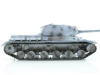 Радиоуправляемый танк Taigen 1/16 ИС-2 модель 1944, СССР, зимний, (для ИК танкового боя) + деревянная коробка — фото 9