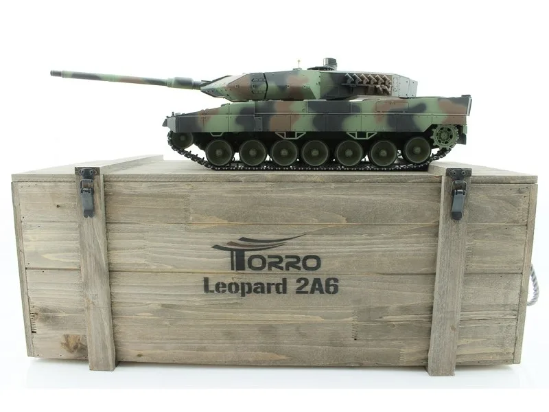 Радиоуправляемый танк пневмо Taigen 1/16 Leopard 2 A6 (Германия) САМО 2.4G RTR