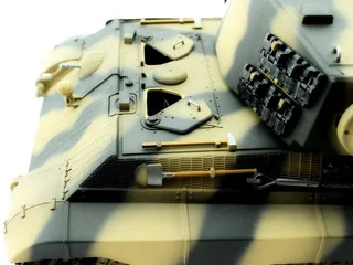 Torro King Tiger (башня Henschel) 1/16 2.4G, ИК-пушка, деревянный ящик — фото 12