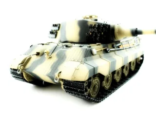 Torro King Tiger (башня Henschel) 1/16 2.4G, ИК-пушка, деревянный ящик — фото 14