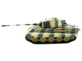 Torro King Tiger (башня Henschel) 1/16 2.4G, ИК-пушка, деревянный ящик — фото 2