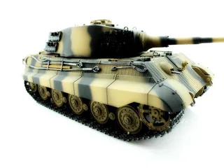 Torro King Tiger (башня Henschel) 1/16 2.4G, ИК-пушка, деревянный ящик — фото 5