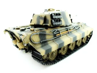 Torro King Tiger (башня Henschel) 1/16 2.4G, ИК-пушка, деревянный ящик — фото 8