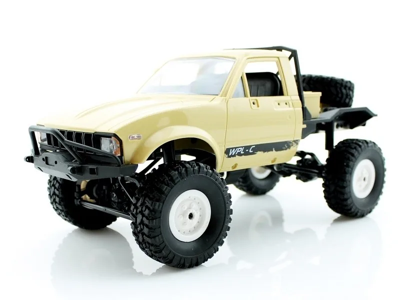 Радиоуправляемая машина Aosenma WPL Трофи Hercules (желтая) 1/16+акб 2.4G RTR