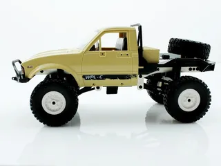 Радиоуправляемая машина Aosenma WPL Трофи Hercules (желтая) 1/16+акб 2.4G RTR — фото 3