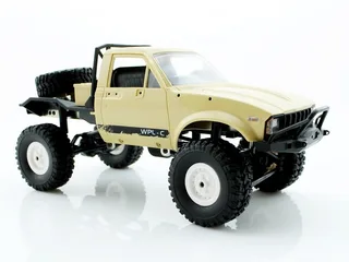 Радиоуправляемая машина Aosenma WPL Трофи Hercules (желтая) 1/16+акб 2.4G RTR — фото 7