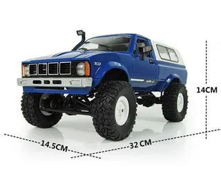 Радиоуправляемый внедорожник Military Truck Buggy Crawler (синий) — фото 16