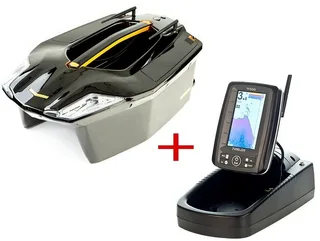 Кораблик для прикормки Carpboat Toslon Xboat 730 + Эхолот TF520