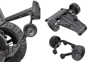 Малозаметный вилли бар RPM Low Visibility Wheelie Bar из прочного пластика для X-Maxx — фото 2