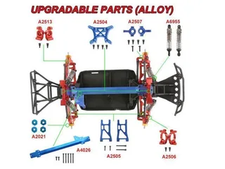 Радиоуправляемый внедорожник Remo Hobby SEVOR 4WD 2.4G 1/16 RTR + Li-Ion и З/У RH1661V2 — фото 22