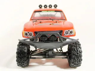 Р/У краулер Remo Hobby Trial Rigs Truck 4WD 2.4G 1/10 RTR (красный кузов) + NiMh и З/У — фото 4