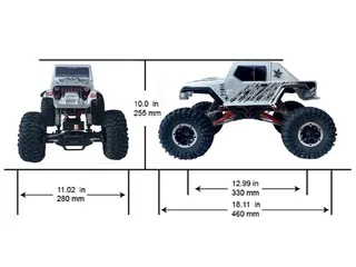 Радиоуправляемый краулер Remo Hobby Jeeps 4WD 2.4G 1/10 RTR + Ni-Mh и З/У RH1071-SJ — фото 6