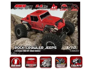 Радиоуправляемый краулер Remo Hobby Jeeps 4WD 2.4G 1/10 RTR + Ni-Mh и З/У RH1071-SJ — фото 7