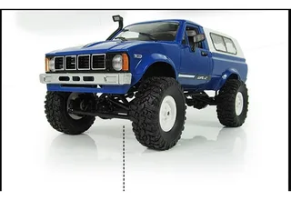 Внедорожник синий 1/16 электро - RC Military Truck Buggy Crawler PRO WPLC-24-Blue — фото 15
