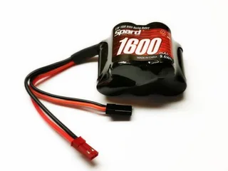 Аккумулятор Ni-Mh Spard 1600mAh, 6,0V, JST‐BEC, Futaba