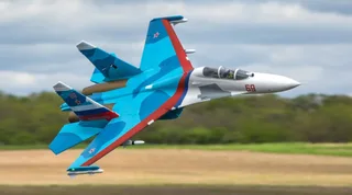 Самолет СУ-30 E-Flite Su-30 Twin 70mm EDF BNF Basic w/AS3X & SAFE Select EFL01050