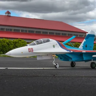 Радиоуправляемый самолет СУ-30 E-Flite Su-30 Twin 70mm EDF BNF Basic w/AS3X & SAFE Select EFL01050 — фото 10