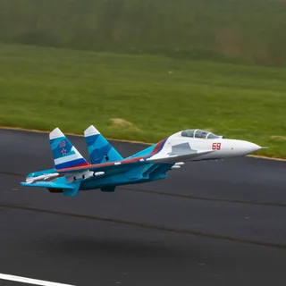 Радиоуправляемый самолет СУ-30 E-Flite Su-30 Twin 70mm EDF BNF Basic w/AS3X & SAFE Select EFL01050 — фото 15