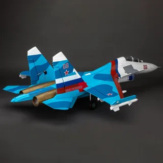 Радиоуправляемый самолет СУ-30 E-Flite Su-30 Twin 70mm EDF BNF Basic w/AS3X & SAFE Select EFL01050 — фото 5