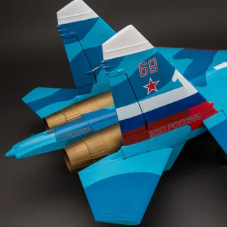 Радиоуправляемый самолет СУ-30 E-Flite Su-30 Twin 70mm EDF BNF Basic w/AS3X & SAFE Select EFL01050 — фото 9