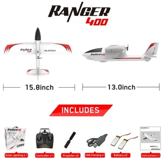 Радиоуправляемый самолет - планер для обучения Volantex 761-6 Ranger 400 RTF (с системой стабилизации) TW761-6-RTF — фото 7