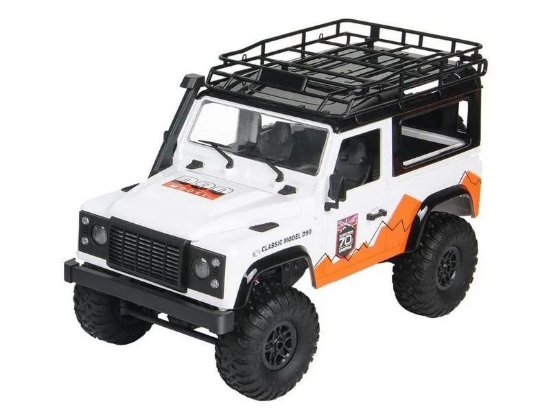 Радиоуправляемая машина MN MODEL американский внедорожник Defender D90 (белый) 4WD 2.4G 1/12 RTR MN-99W