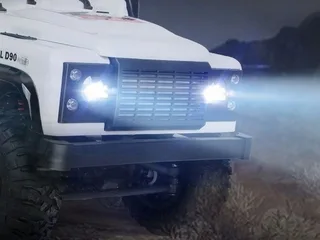 Радиоуправляемая машина MN MODEL американский внедорожник Defender D90 (белый) 4WD 2.4G 1/12 RTR MN-99W — фото 7