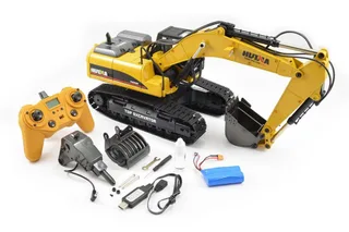 Радиоуправляемый экскаватор HUI NA TOYS 2.4G 23CH 1/14 RTR + Li-Po и З/У HN1580 — фото 15