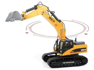 Радиоуправляемый экскаватор HUI NA TOYS 2.4G 23CH 1/14 RTR + Li-Po и З/У HN1580 — фото 2