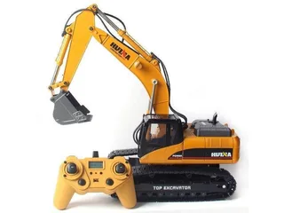 Радиоуправляемый экскаватор HUI NA TOYS 2.4G 23CH 1/14 RTR + Li-Po и З/У HN1580 — фото 9