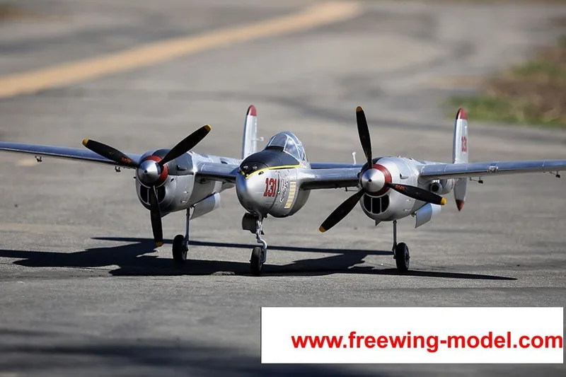 Радиоуправляемый самолет FreeWing P-38L Lightning PNP FLW3011P