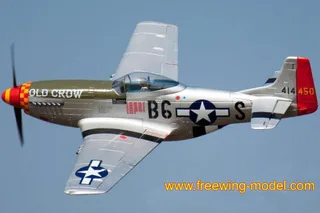 Самолет FreeWing P-51D HP "Old Crow" PNP FW30122P