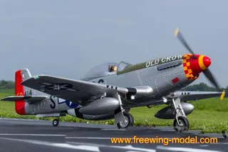 Радиоуправляемый самолет FreeWing P-51D HP "Old Crow" PNP FW30122P — фото 11
