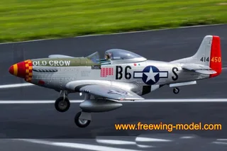 Радиоуправляемый самолет FreeWing P-51D HP "Old Crow" PNP FW30122P — фото 12