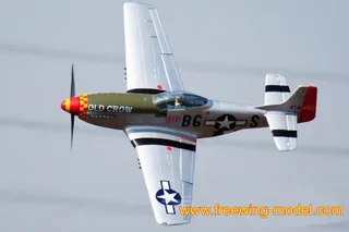 Радиоуправляемый самолет FreeWing P-51D HP "Old Crow" PNP FW30122P — фото 2