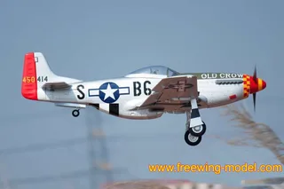 Радиоуправляемый самолет FreeWing P-51D HP "Old Crow" PNP FW30122P — фото 7
