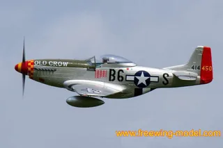 Радиоуправляемый самолет FreeWing P-51D HP "Old Crow" PNP FW30122P — фото 9